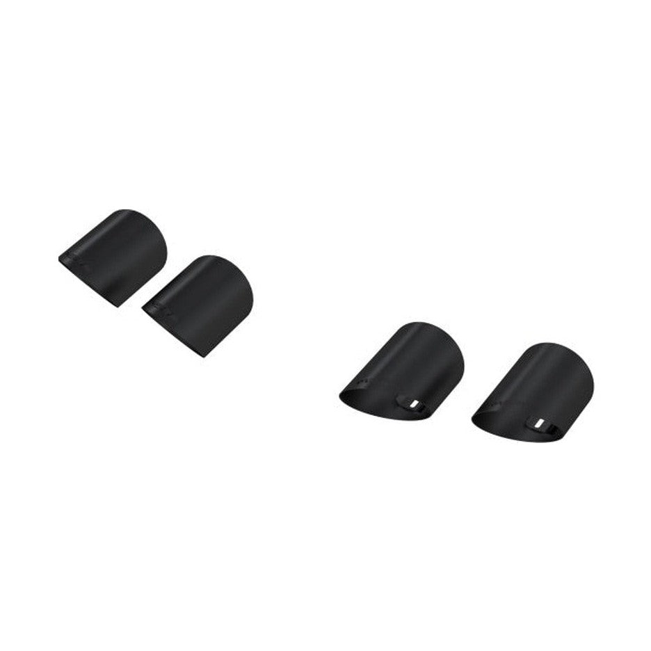 MBRP MBRP 15-24 Ford Mustang T304 SS 4in OD / 6.5in Length Quad Tip Cover Kit - Black Tip