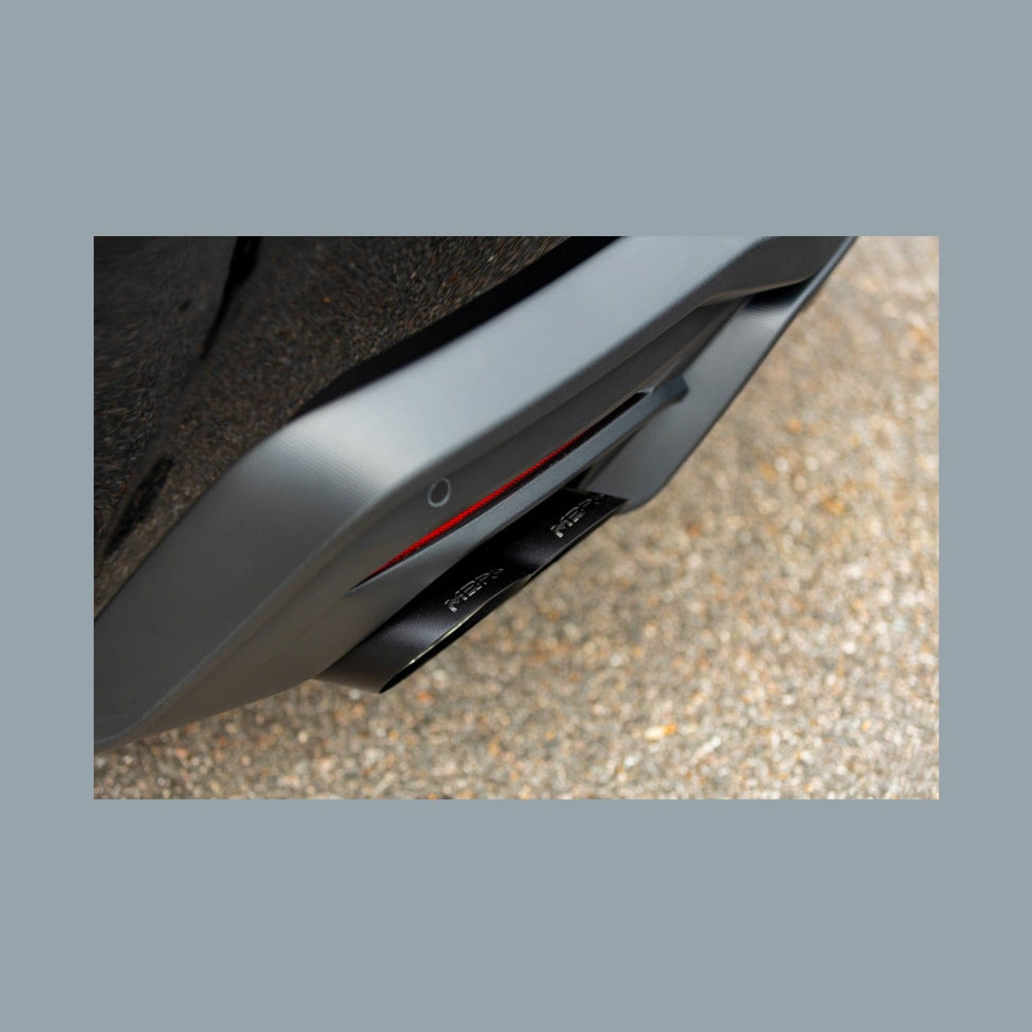MBRP MBRP 15-24 Ford Mustang T304 SS 4in OD / 6.5in Length Quad Tip Cover Kit - Black Tip