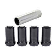 McGard McGard Wheel Lock Nut Set - 4pk. (Tuner / Cone Seat) M14X1.5 / 22mm Hex / 1.648in. Length - Black