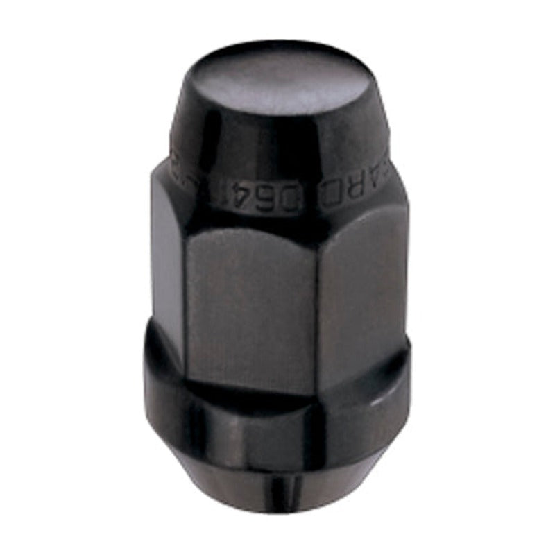 McGard McGard Hex Lug Nut (Cone Seat Bulge Style) 1/2-20 / 3/4 Hex / 1.45in. Length (4-pack) - Black