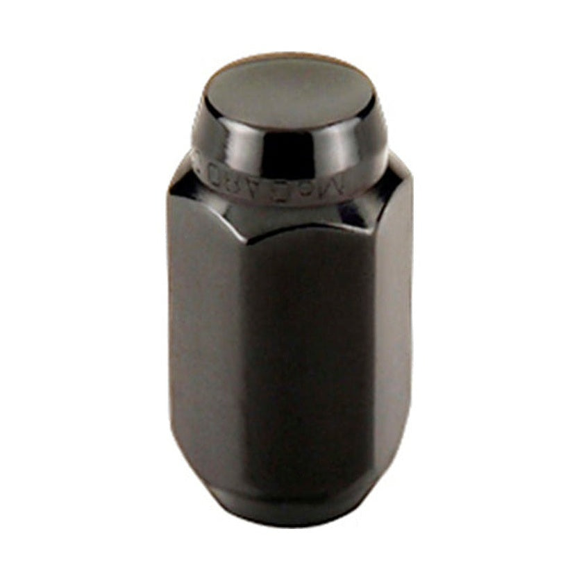 McGard McGard Hex Lug Nut (Cone Seat) M14X1.5 / 22mm Hex / 1.635in. Length (4-Pack) - Black