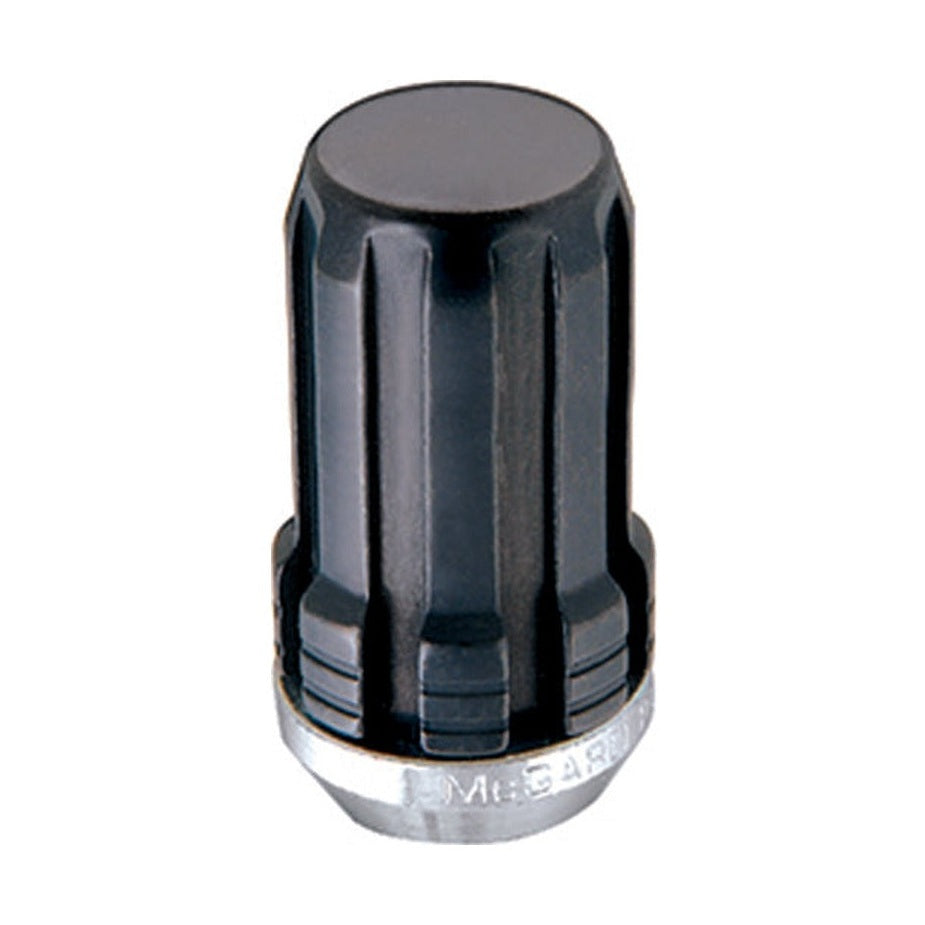 McGard McGard SplineDrive Lug Nut (Cone Seat) M14X1.5 / 1.648in. Length (4-Pack) - Black (Req. Tool)