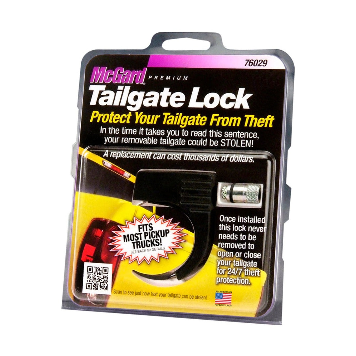 McGard McGard Tailgate Lock - Universal Fit (Includes 1 Lock / 1 Key)