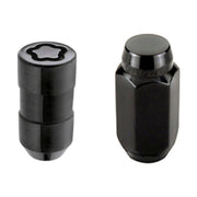 McGard McGard 5 Lug Hex Install Kit w/Locks (Cone Seat Nut) M14X1.5 / 22mm Hex / 1.635in. Length - Black