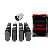McGard McGard 6 Lug Hex Install Kit w/Locks (Cone Seat Nut) M14X1.5 / 13/16 Hex / 1.945in. Length - Black