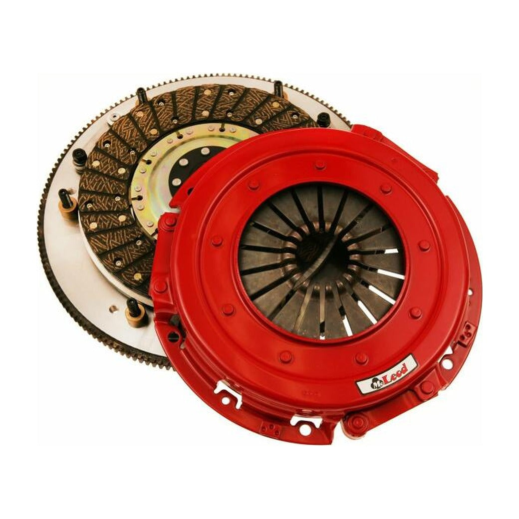 McLeod Racing McLeod RXT Twin Disc Clutch Kit 18-23 Ford Mustang RST 1 1/8 x 26 Spline 164T 8 Bolt AL Flywheel