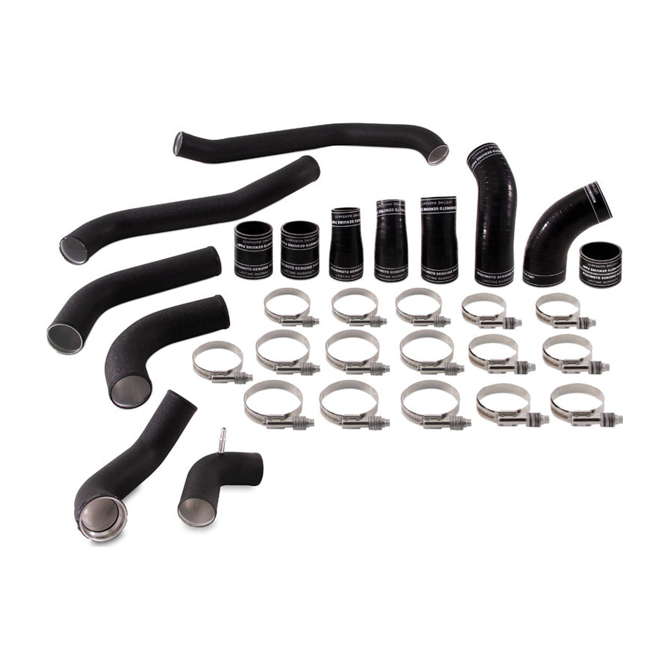 Mishimoto Mishimoto 2017+ Ford F150 3.5L EcoBoost Intercooler Pipe Kit - Wrinkle Black