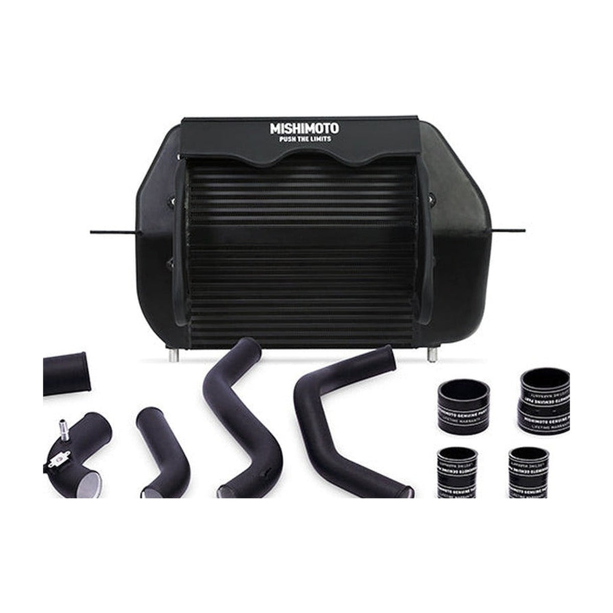 Mishimoto Mishimoto 2011-2014 Ford F-150 EcoBoost Black Intercooler w/ Black Pipes
