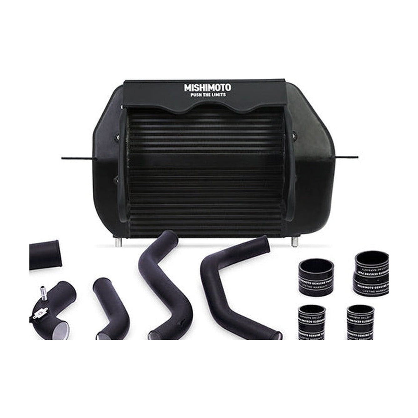 Mishimoto Mishimoto 2011-2014 Ford F-150 EcoBoost Black Intercooler w/ Black Pipes
