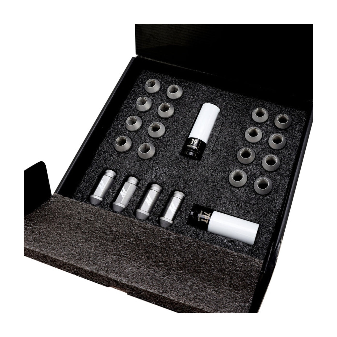 Mishimoto Mishimoto Steel Locking Lug Nuts M14x1.5 20pc Set Black