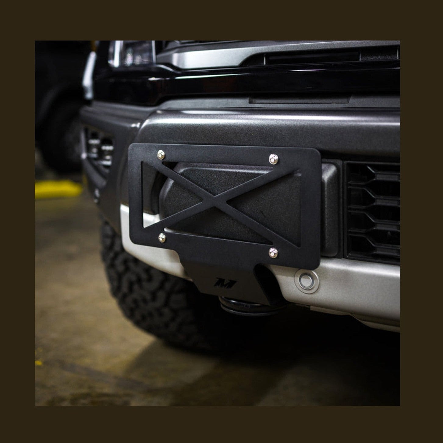 Mishimoto Mishimoto 2015+ Ford F-150 Tow Hook License Plate Relocation Bracket