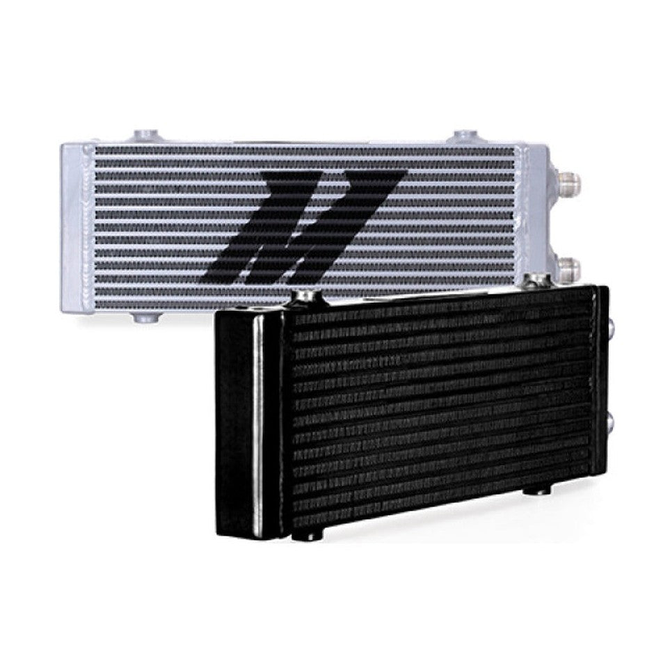 Mishimoto Mishimoto Universal Medium Bar and Plate Dual Pass Black Oil Cooler