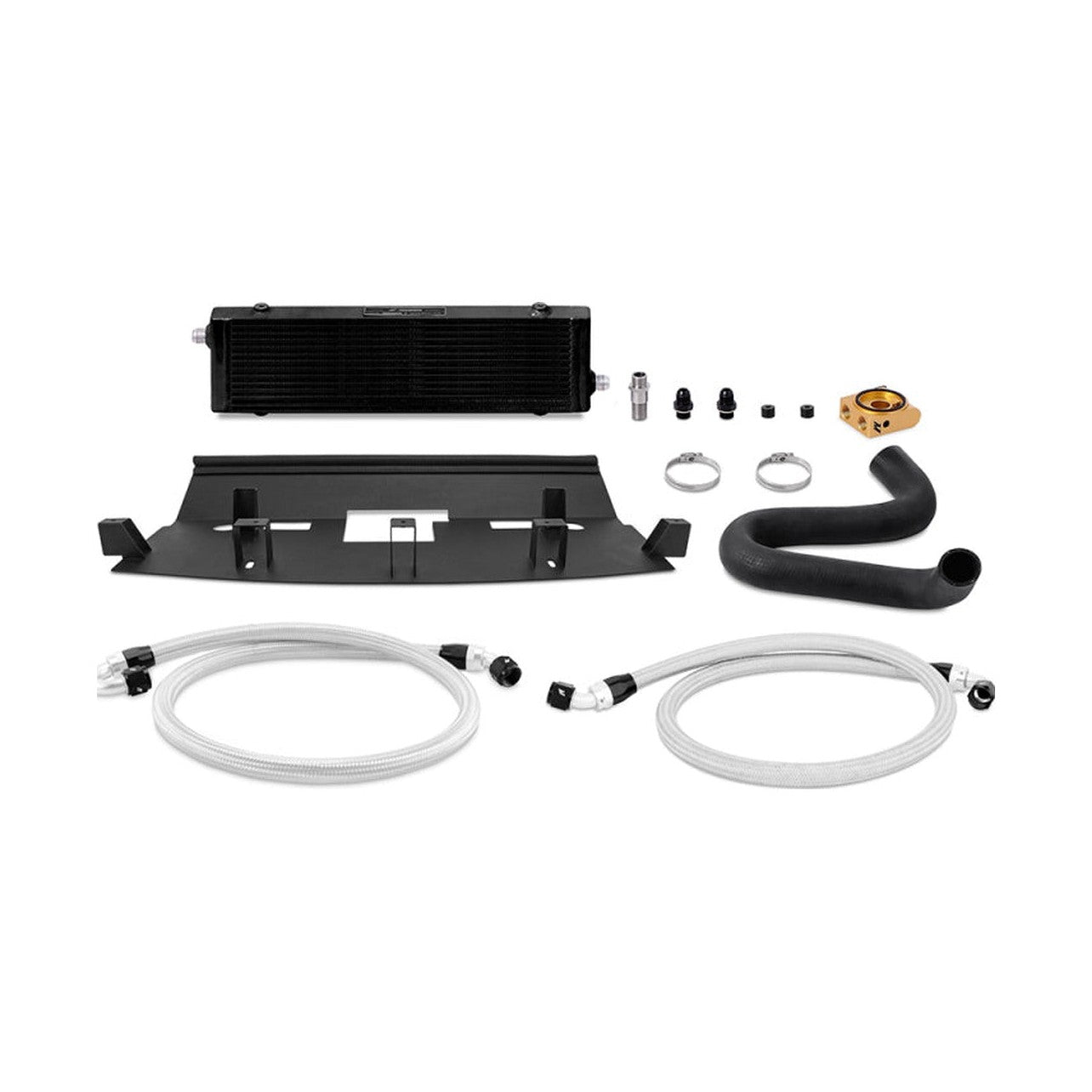 Mishimoto Mishimoto 2018+ Ford Mustang GT Thermostatic Oil Cooler Kit - Black