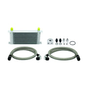 Mishimoto Mishimoto Universal 10 Row Oil Cooler Kit (Metal Braided Lines)