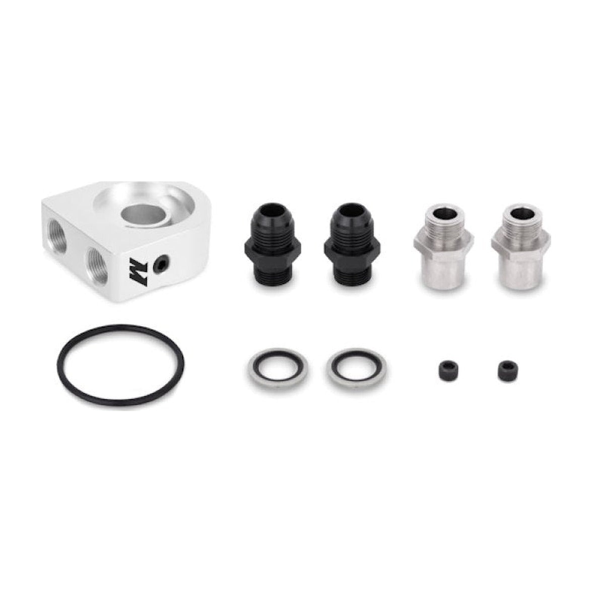 Mishimoto Mishimoto Universal 10 Row Oil Cooler Kit (Metal Braided Lines)