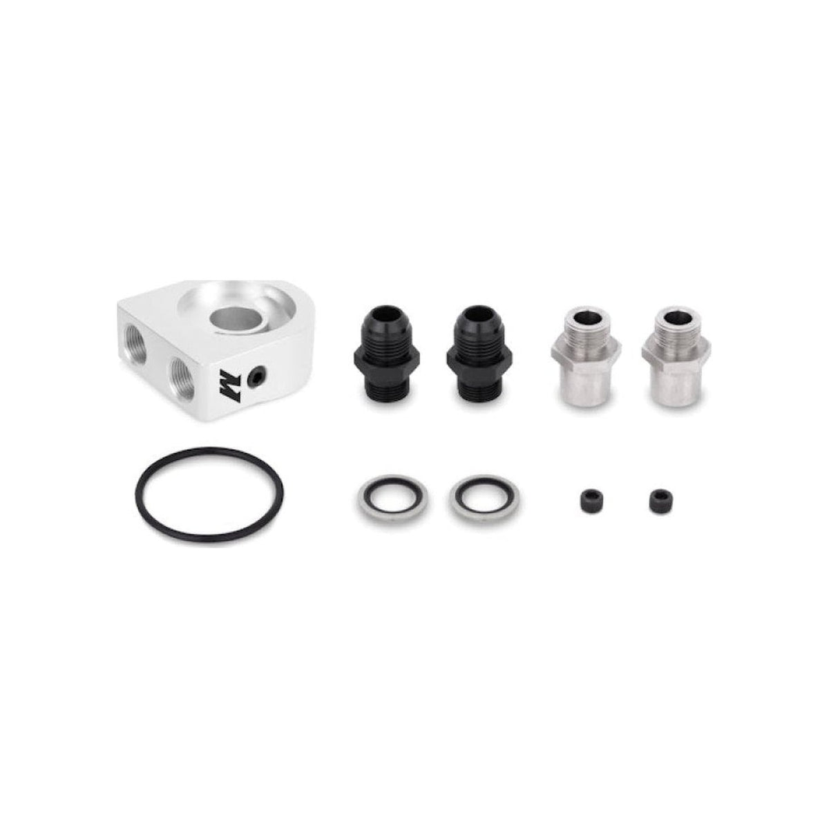 Mishimoto Mishimoto Universal 10 Row Oil Cooler Kit (Metal Braided Lines)