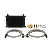 Mishimoto Mishimoto Universal Thermostatic 25 Row Oil Cooler Kit (Black Cooler)