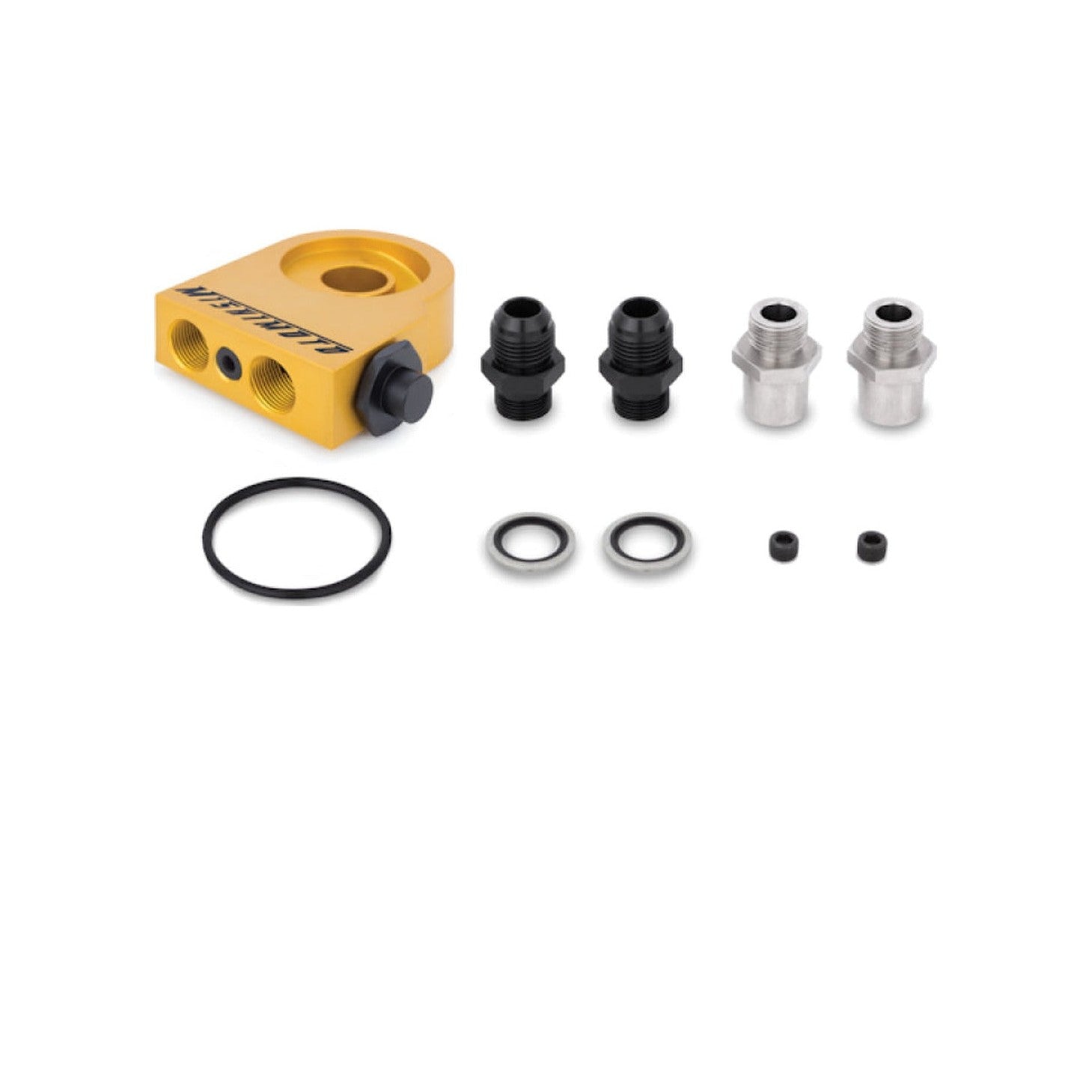 Mishimoto Mishimoto Universal Thermostatic 25 Row Oil Cooler Kit (Black Cooler)