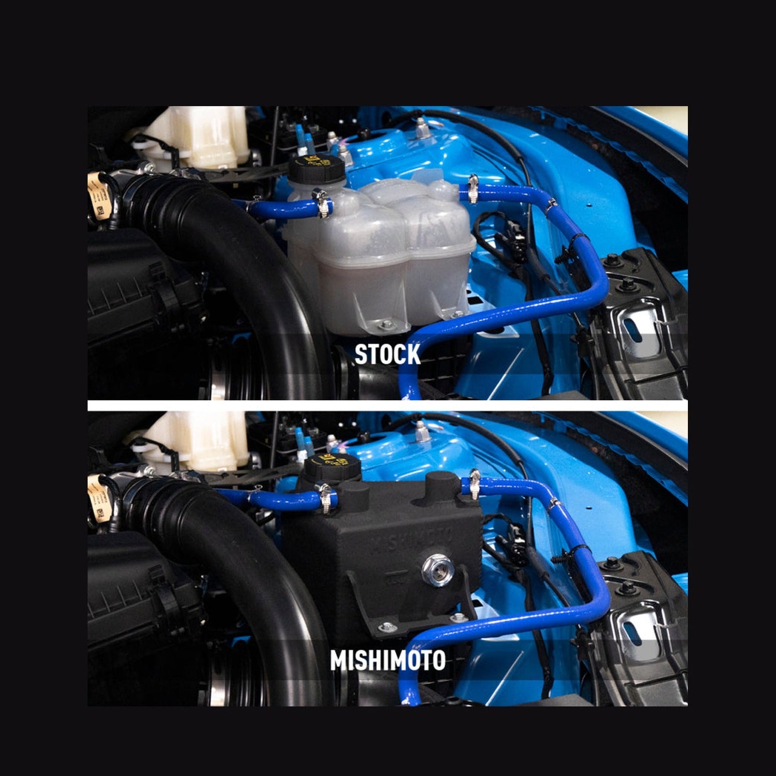 Mishimoto Mishimoto 2024+ Ford Mustang V8/2.3L EcoBoost Expansion Tank - Black