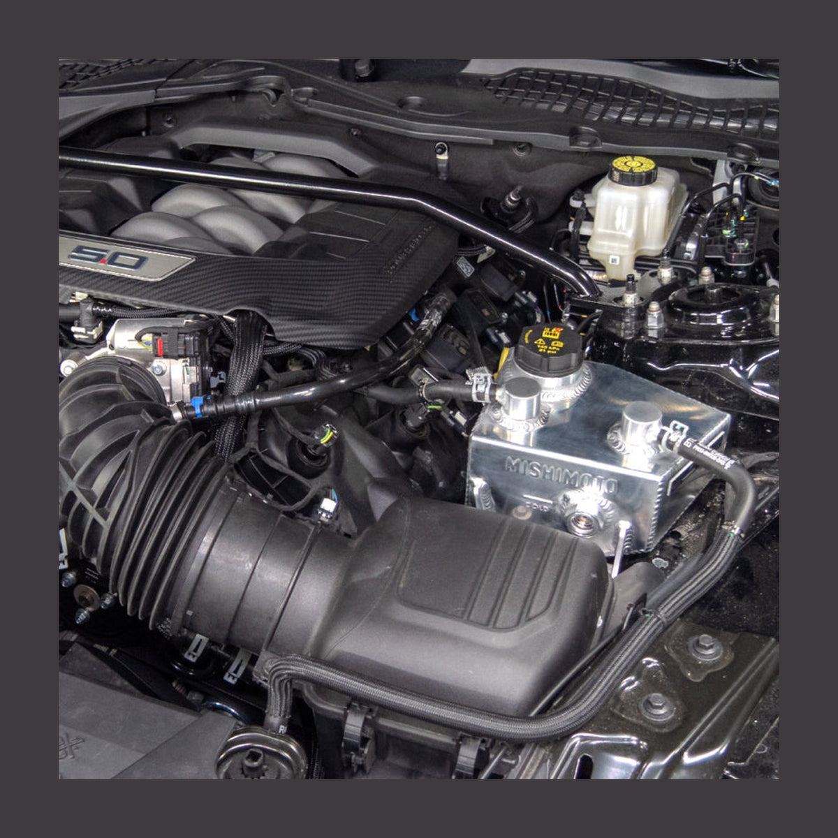 Mishimoto Mishimoto 2024+ Ford Mustang V8/2.3L EcoBoost Expansion Tank - Polished
