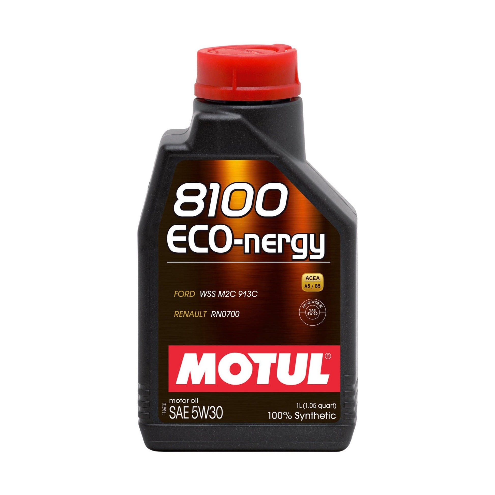 Motul Motul 1L Synthetic Engine Oil 8100 5W30 ECO-NERGY - Ford 913C