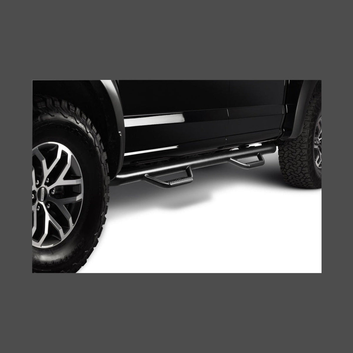 N-Fab N-Fab Nerf Step 15-17 Ford F-150 SuperCrew - Tex. Black - Cab Length - 3in, installed