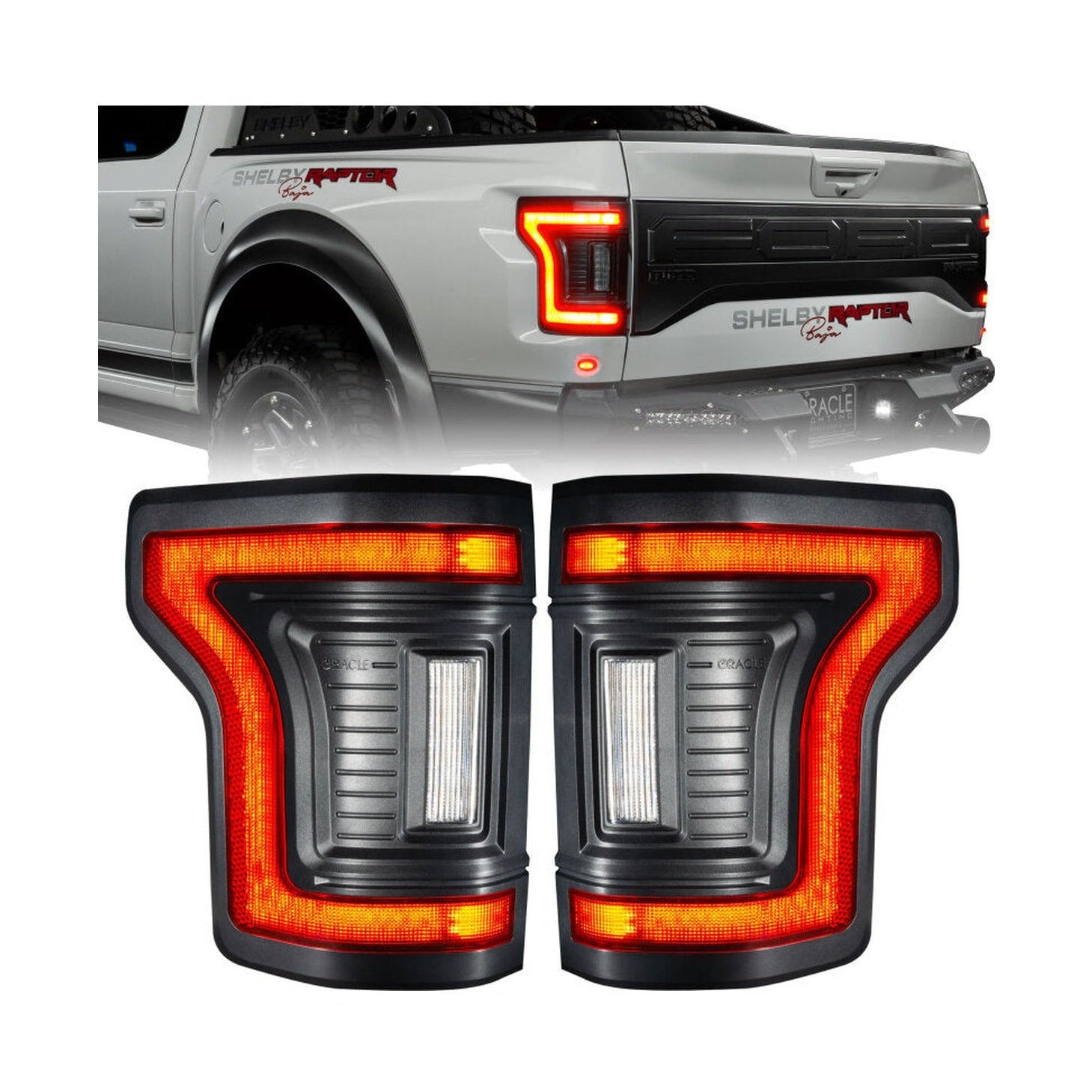ORACLE Lighting Oracle Lighting 15-20 Ford F-150 Reverse LED Modules Flush Tail Light - Standard Red