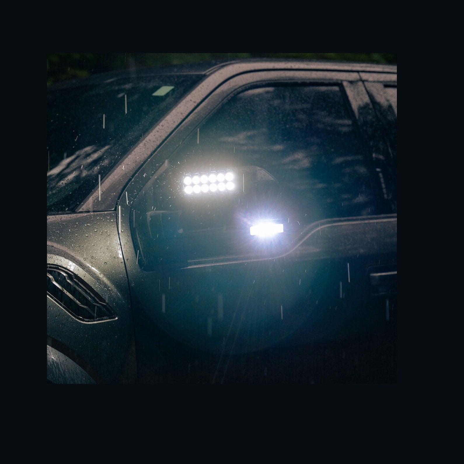 ORACLE Lighting Oracle 21-25 Ford F150 LED Off-Road Side Mirror Ditch Lights - White LED, installed