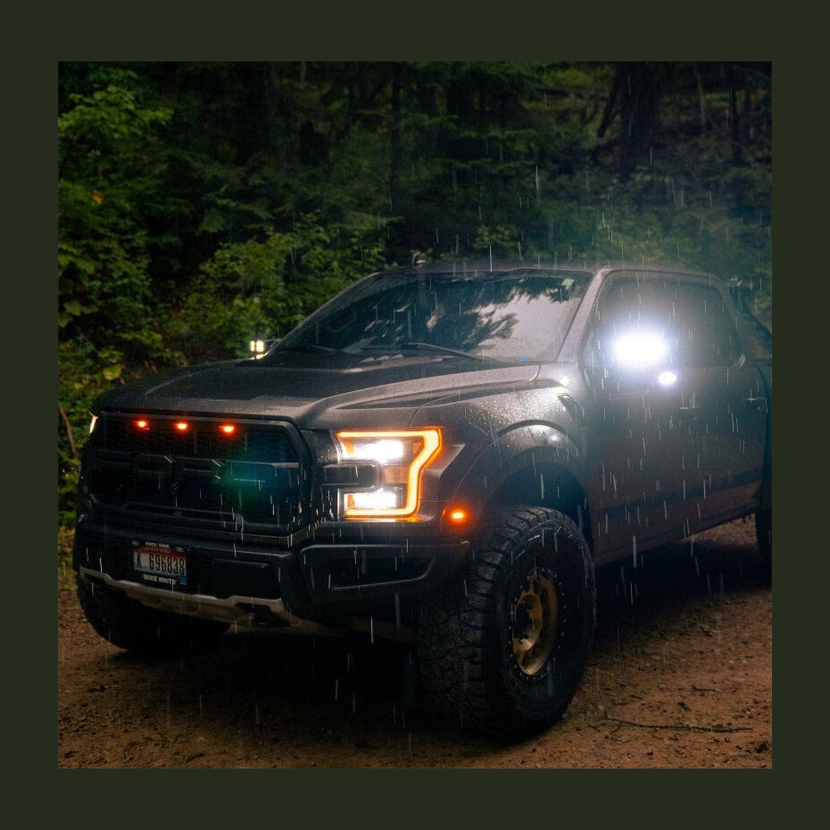 ORACLE Lighting Oracle 21-25 Ford F150 LED Off-Road Side Mirror Ditch Lights - White LED, installed