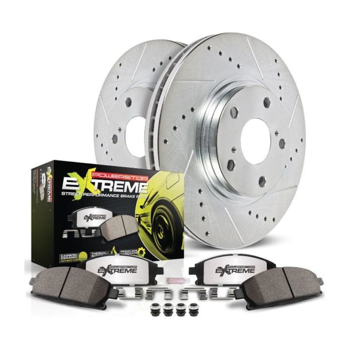 PowerStop Power Stop 05-11 Ford Mustang Rear Z26 Street Warrior Brake Kit