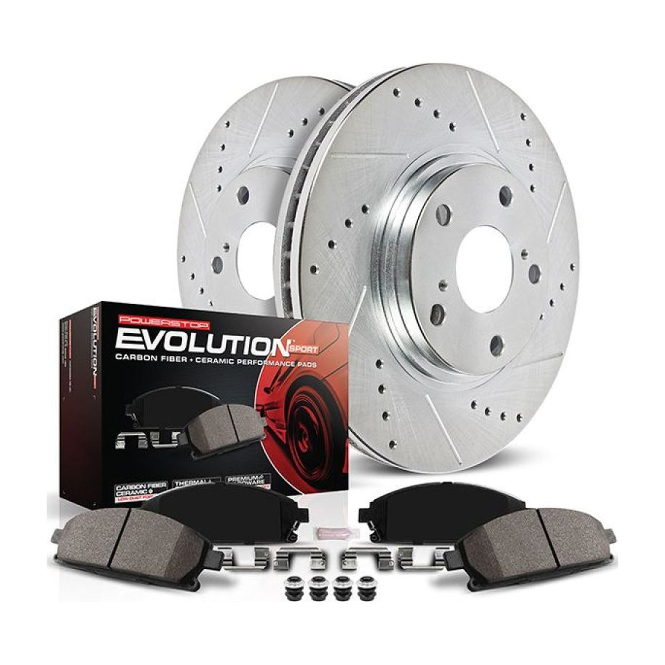 PowerStop Power Stop 2022 Lincoln Navigator Front Z23 Evolution Brake Kit