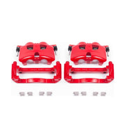 PowerStop Power Stop 12-19 Ford F-150 Front Red Calipers w/Brackets - Pair