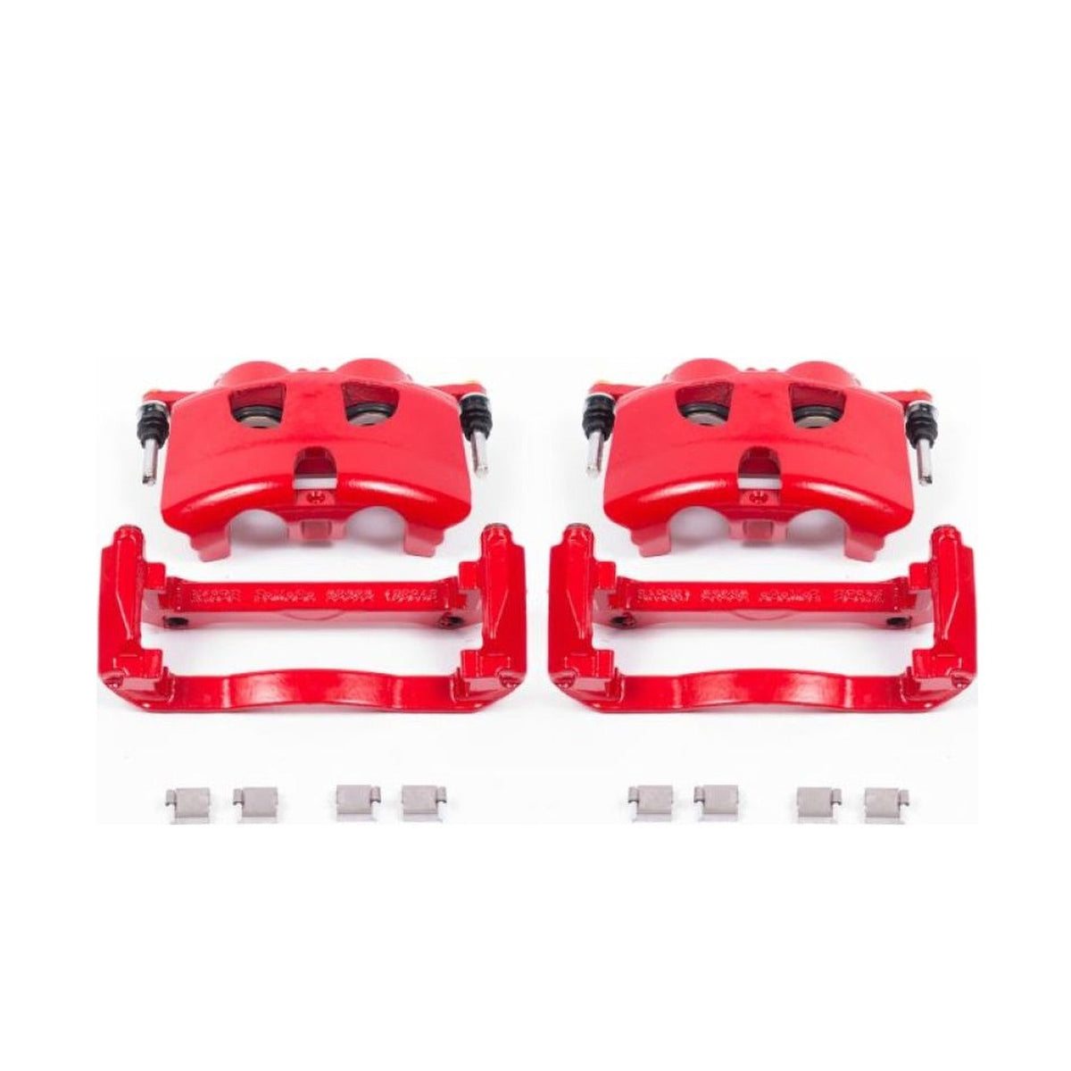 PowerStop Power Stop 12-19 Ford F-150 Front Red Calipers w/Brackets - Pair