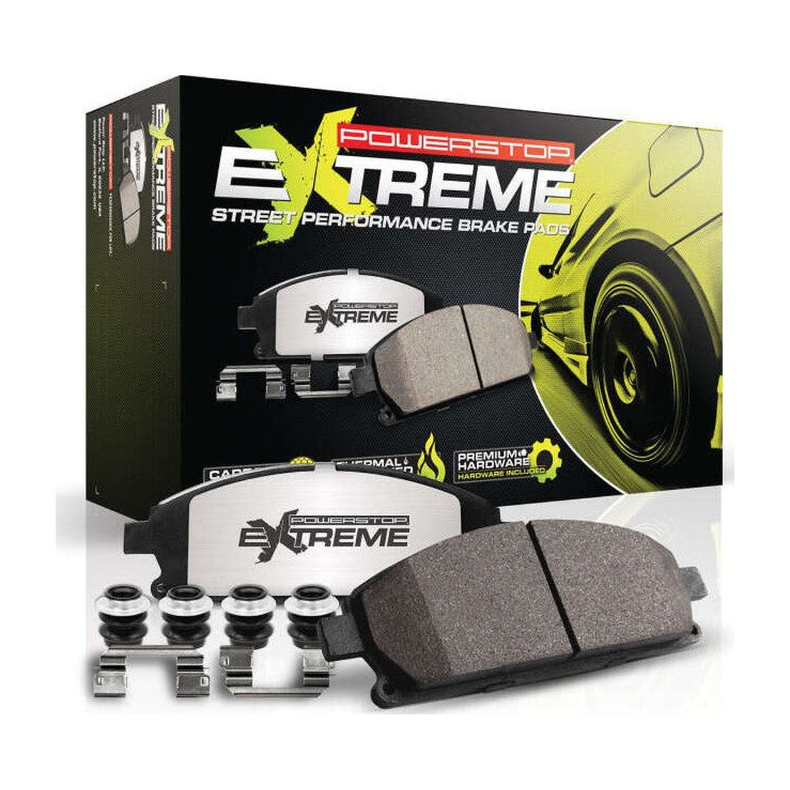 PowerStop Power Stop 20-21 Ford Mustang Rear Z26 Street Brake Pads w/Hardware