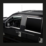 Putco Putco 17-20 Ford SuperDuty - Crew Cab (Set of 4) Element Chrome Window Visors