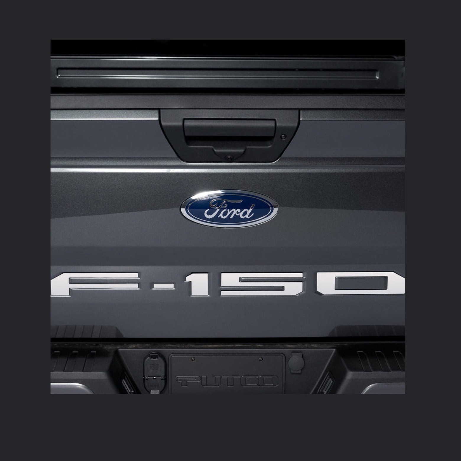 Putco Putco 2021 Ford F-150 Ford Lettering (Cut Letters/Stainless Steel) Tailgate Emblems