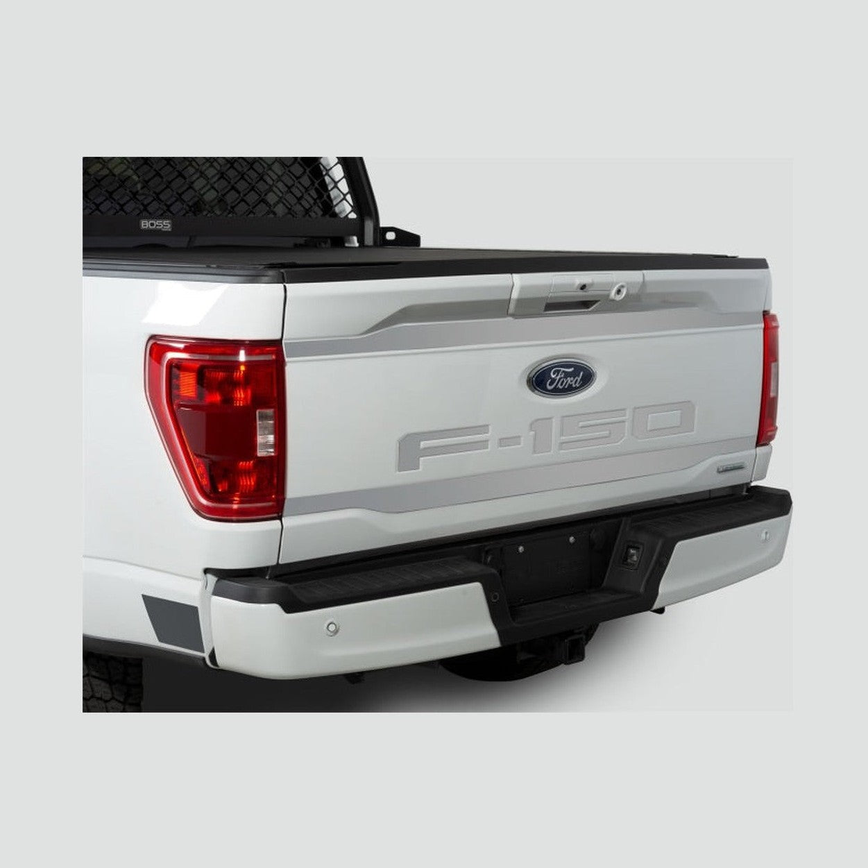 Putco Putco 2021 Ford F-150 Ford Lettering (Cut Letters/Stainless Steel) Tailgate Emblems, installed