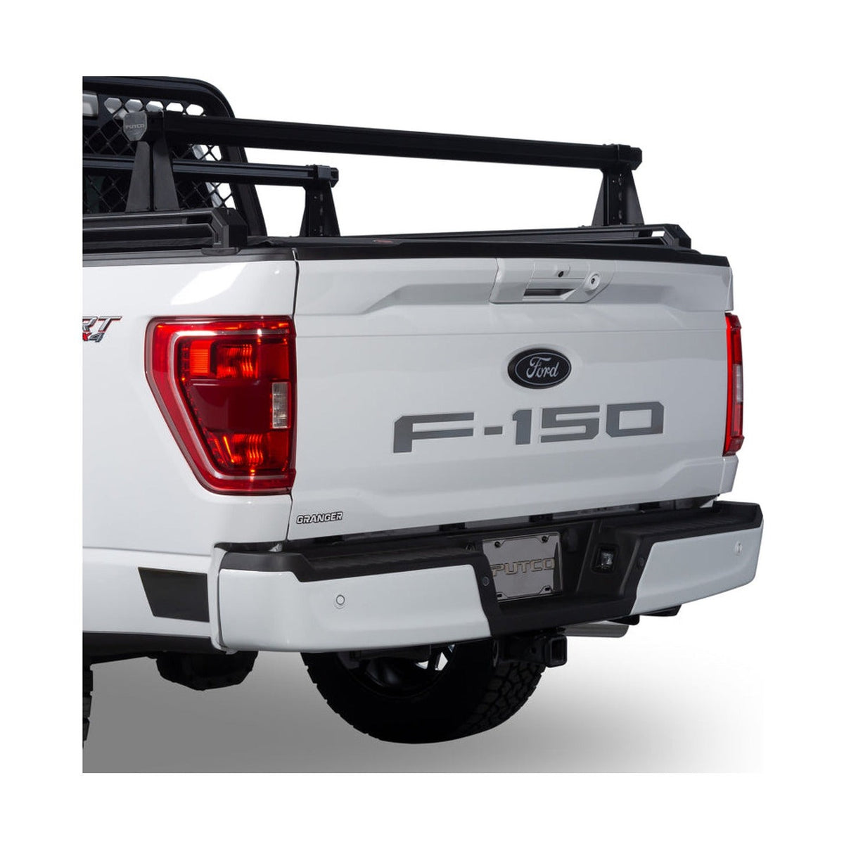 Putco Putco 2021 Ford F-150 Ford Lettering (Cut Letters/Stainless Steel) Tailgate Emblems, installed