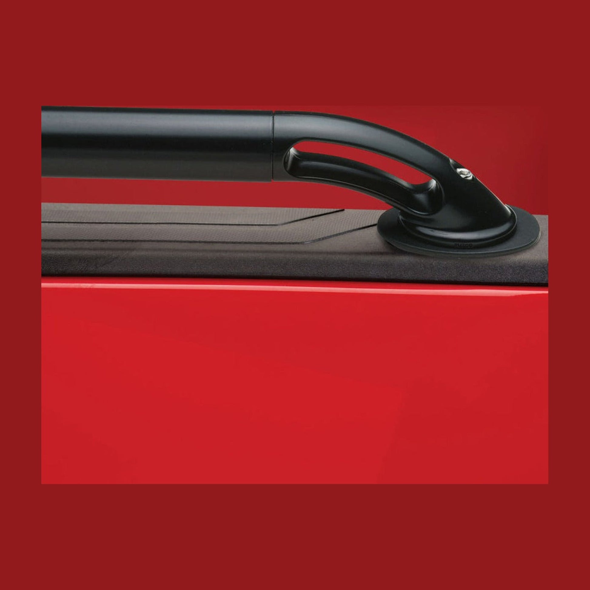 Putco Putco 15-20 Ford F-150 - 5.5ft Bed Locker Side Rails - Black Powder Coated, installed