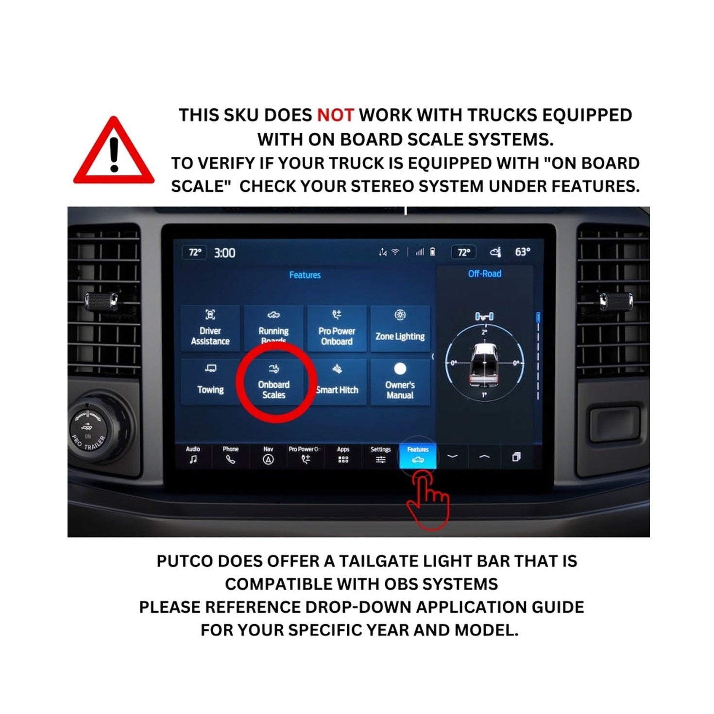 Putco Putco 2024+ Ford F150 w/Factory Halogen Tail Light 60in Blade Tailgate Light Bar Plug-N-Play, installed