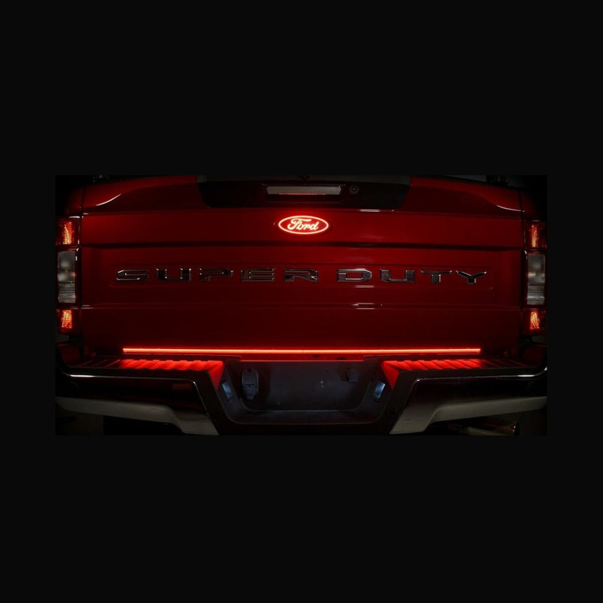 Putco Putco 60in. Direct Fit Red Blade Kit for 04-14 F-150 / 09-19 RAM / 07-18 Silverado & Sierra, installed