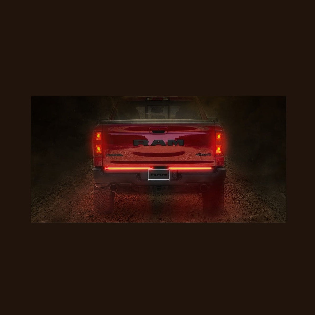 Putco Putco 60in. Direct Fit Red Blade Kit for 04-14 F-150 / 09-19 RAM / 07-18 Silverado & Sierra, installed