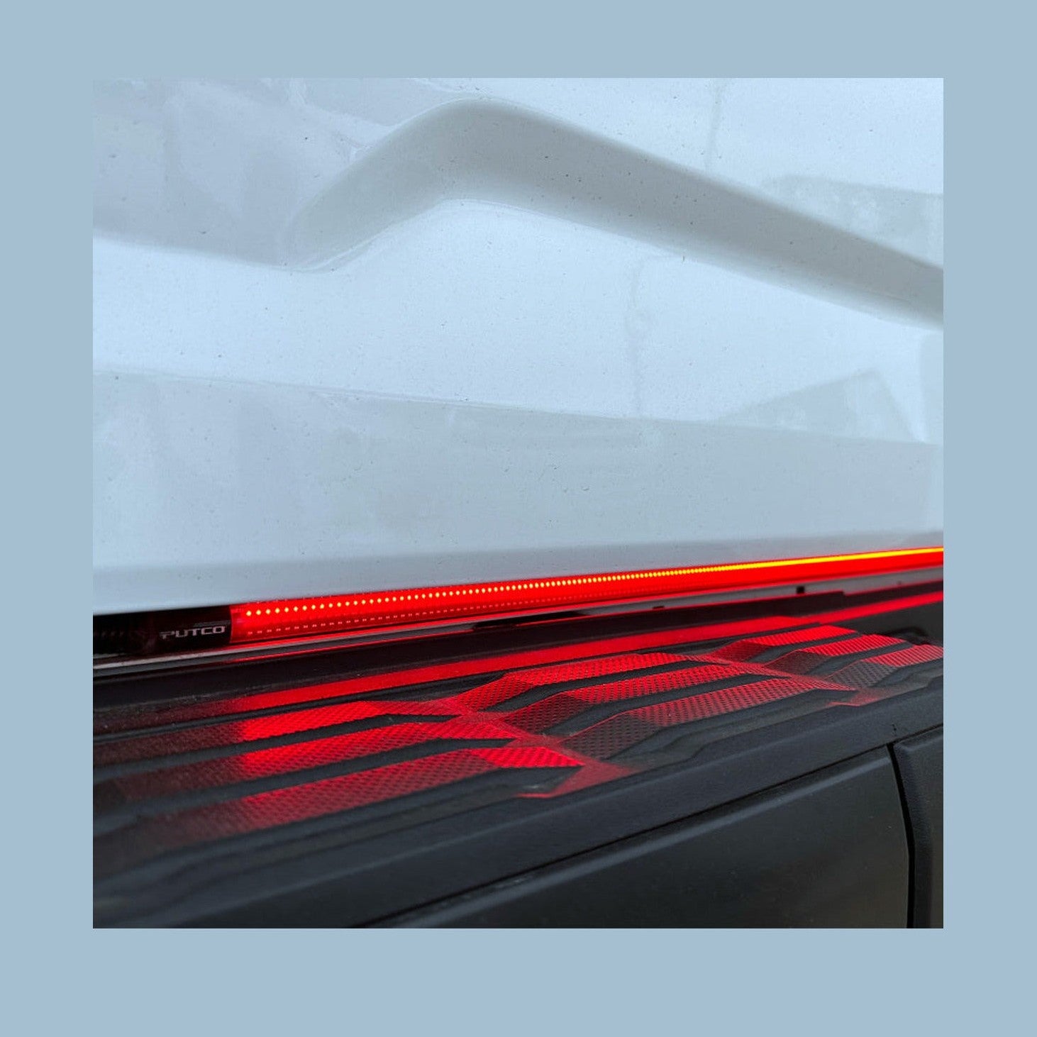 Putco Putco 60in. Direct Fit Red Blade Kit for 04-14 F-150 / 09-19 RAM / 07-18 Silverado & Sierra, installed