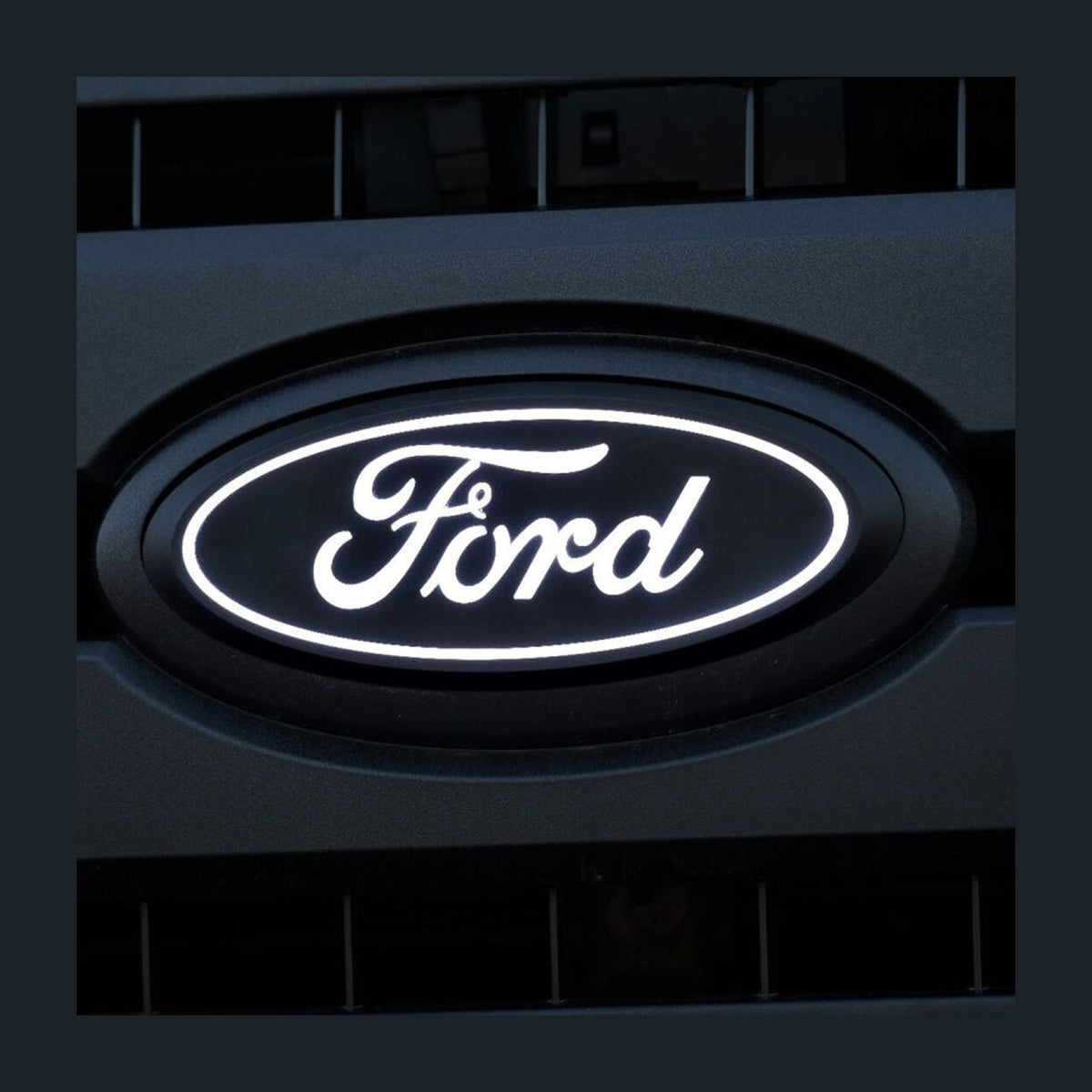 Putco Putco 15-17 Ford F-150 Front Luminix Ford LED Emblem - Fits bar Style Grille