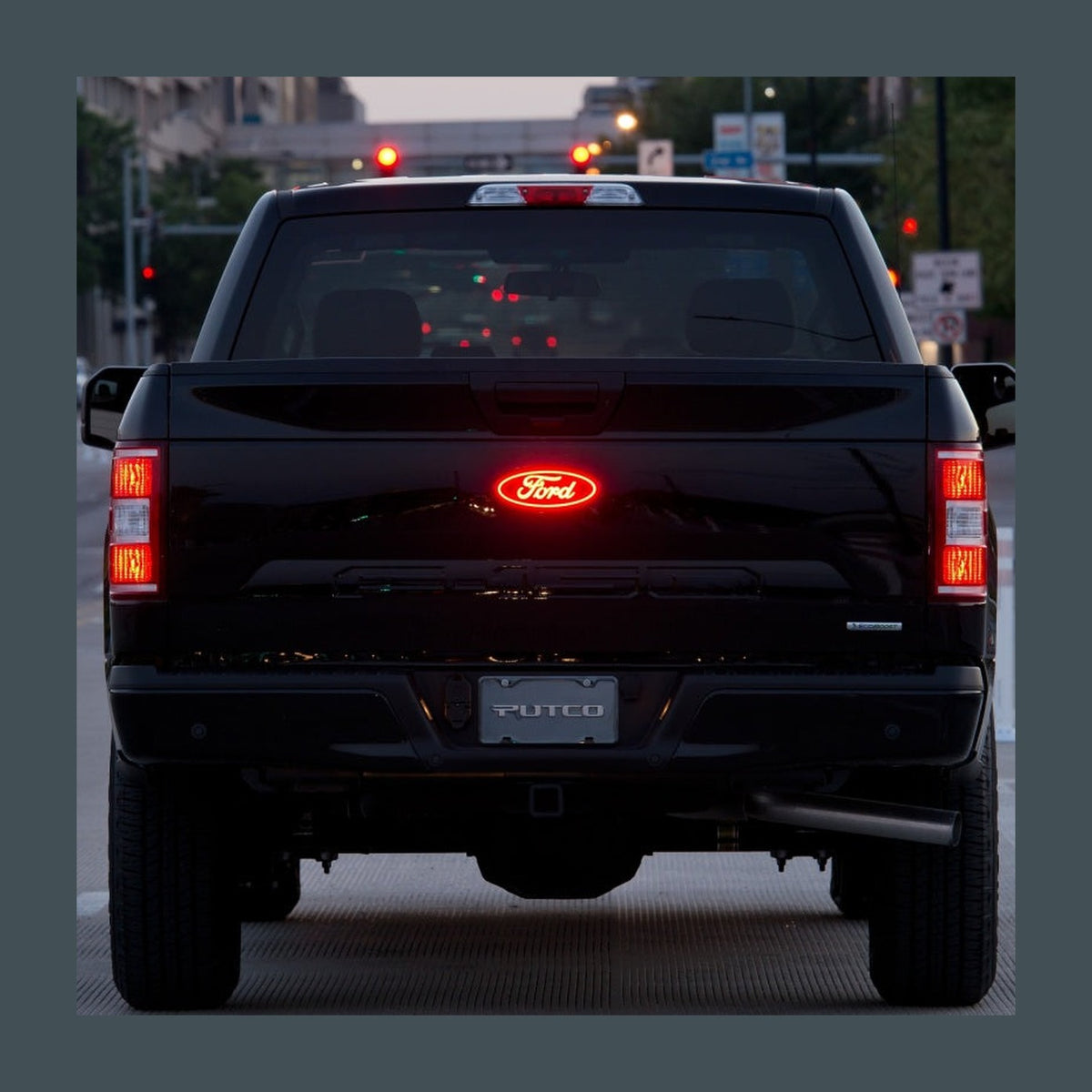 Putco Putco 15-20 Ford F-150 Rear Luminix Ford LED Emblem (Does not Fit Platinum or Limited), installed