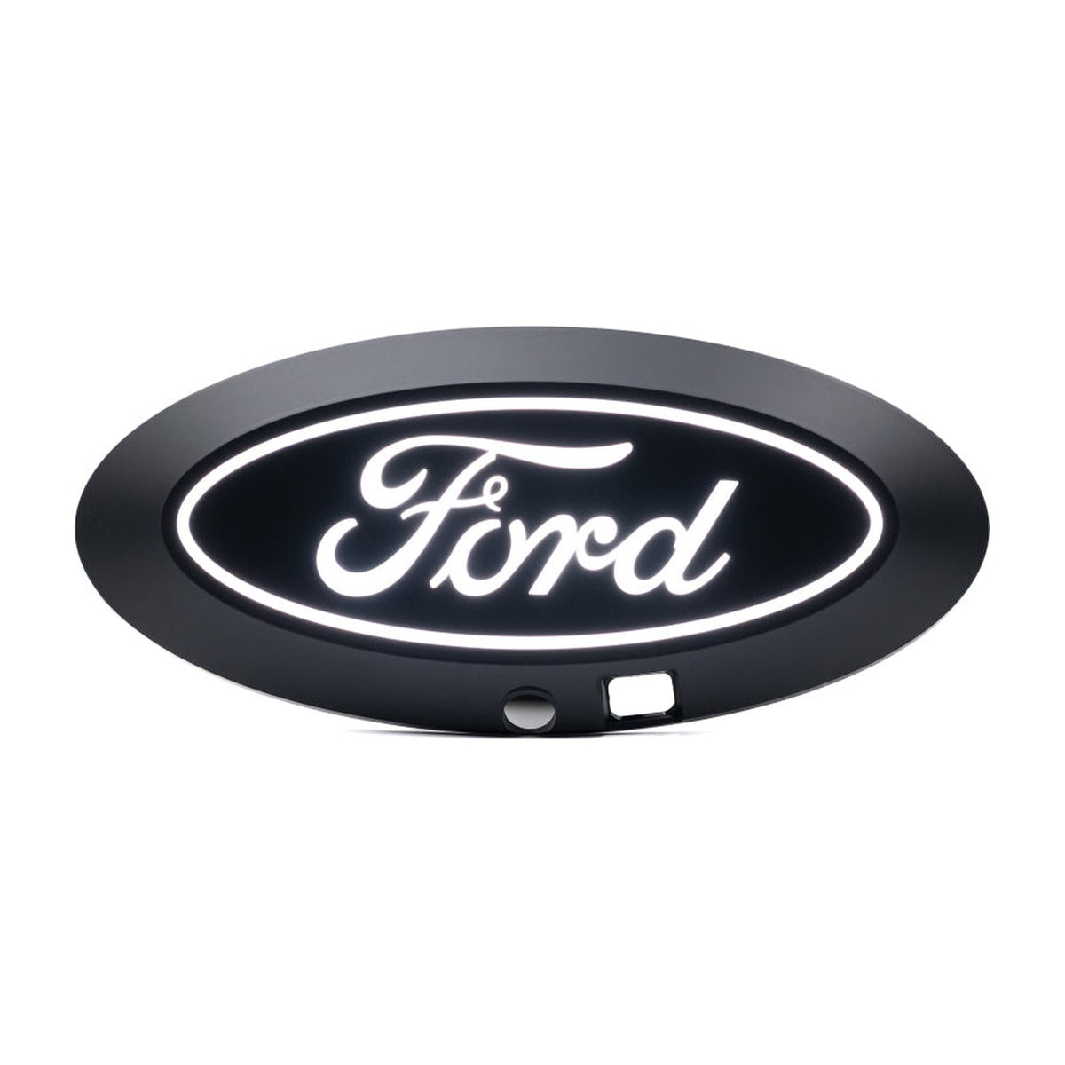 Putco Putco 21-22 Ford F-150 Front Luminix Ford LED Emblem - w/ Camera CutOut, installed