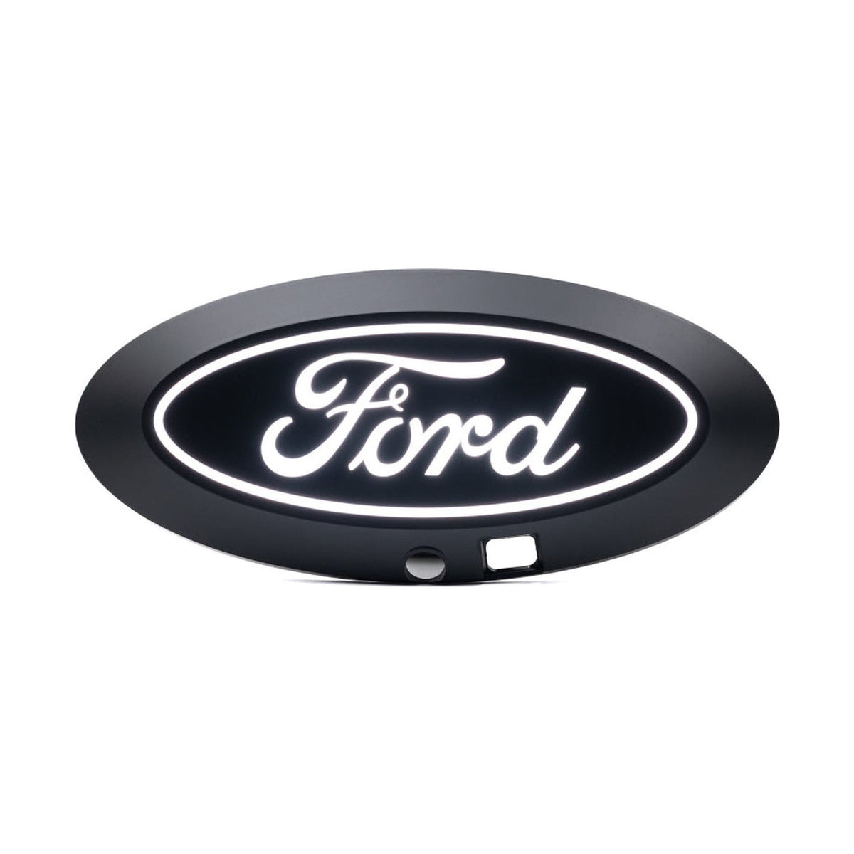 Putco Putco 21-22 Ford F-150 Front Luminix Ford LED Emblem - w/ Camera CutOut, installed