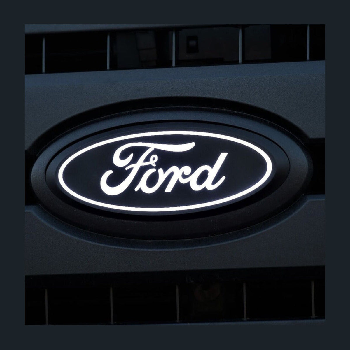 Putco Putco 21-22 Ford F-150 Front Luminix Ford LED Emblem - w/ Camera CutOut