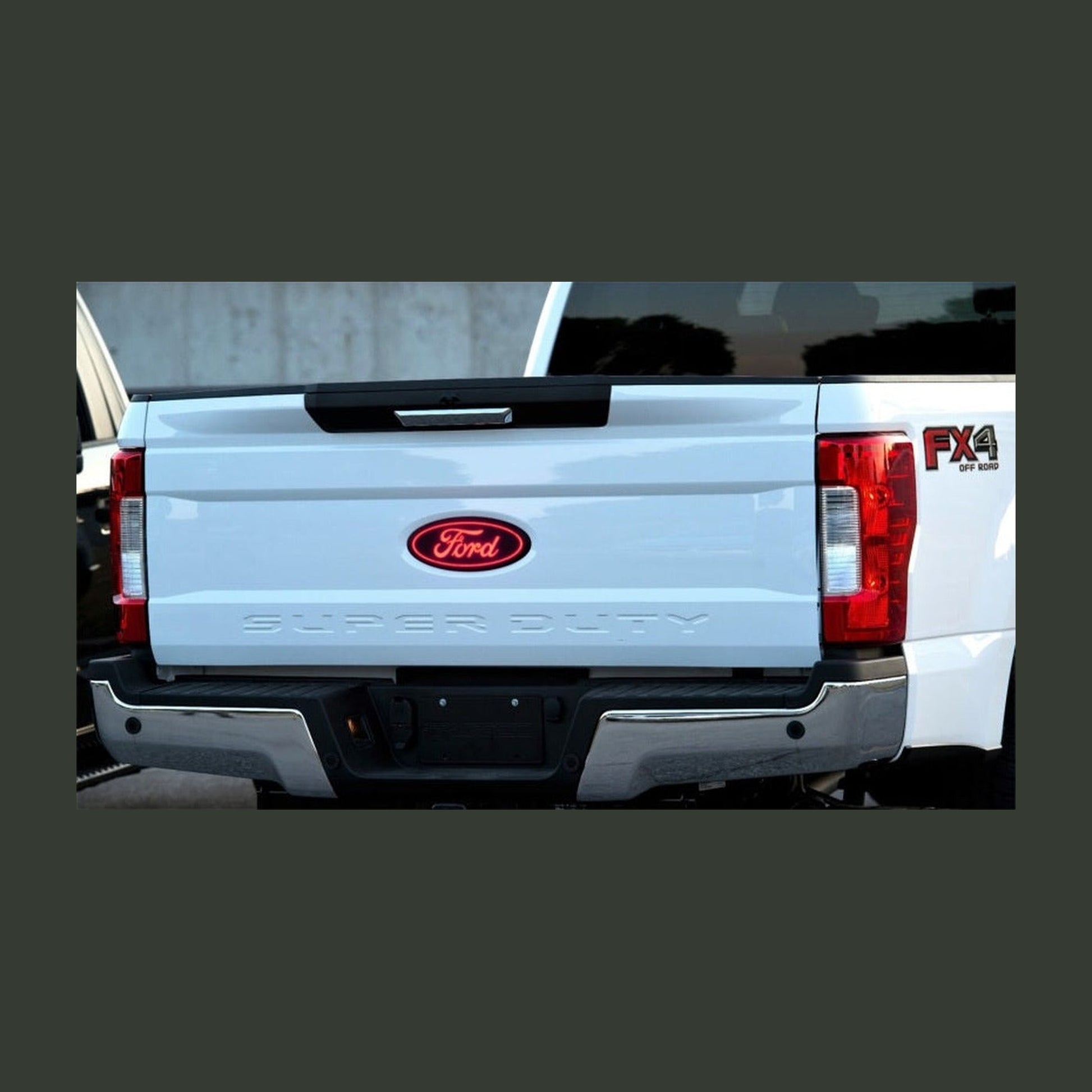 Putco Putco 21-22 Ford F-150 Front Luminix Ford LED Emblem - w/ Camera CutOut, installed
