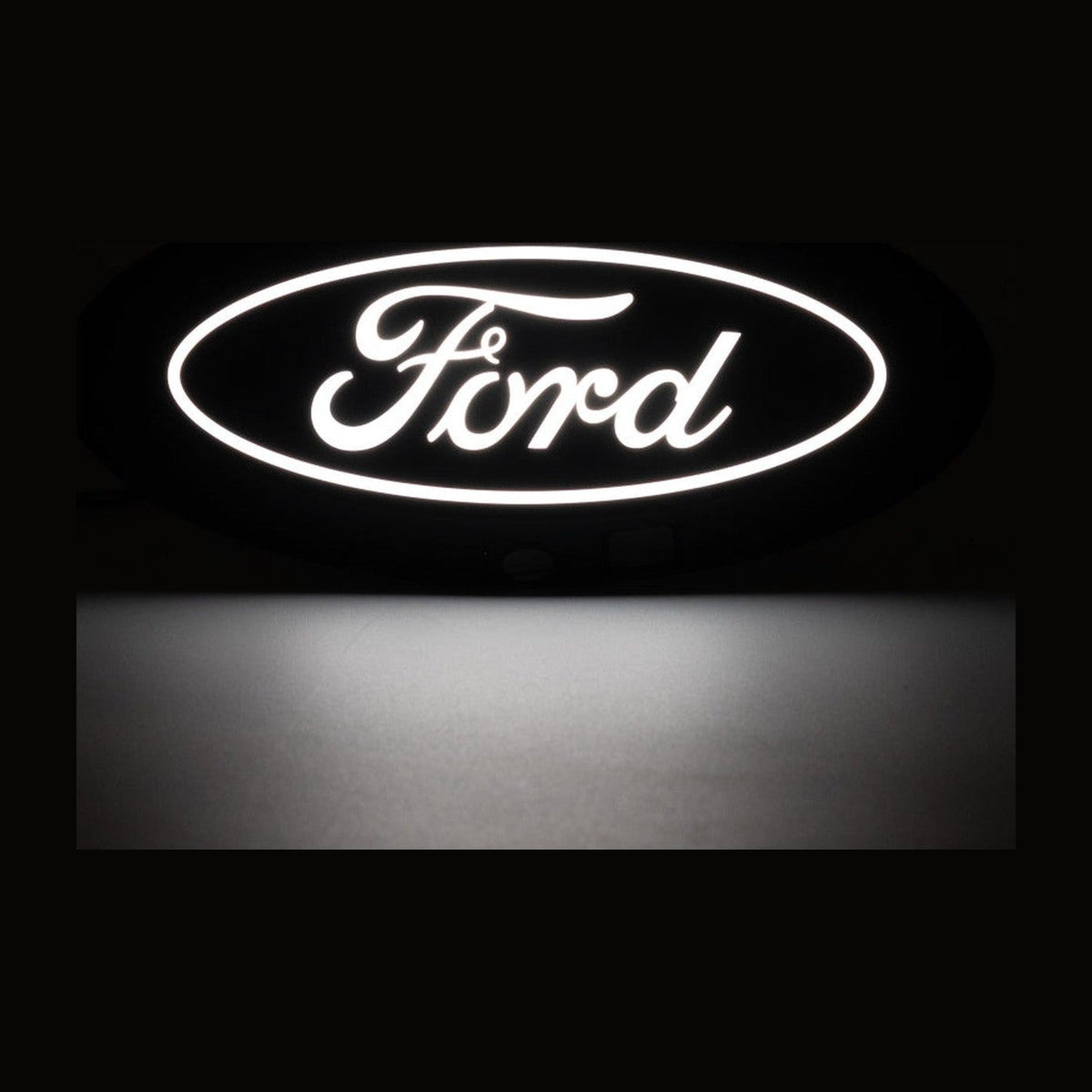 Putco Putco 2023 Ford F-150 Front Luminix Ford LED Emblem - w/Camera CutOut w/o Spray Washer, installed